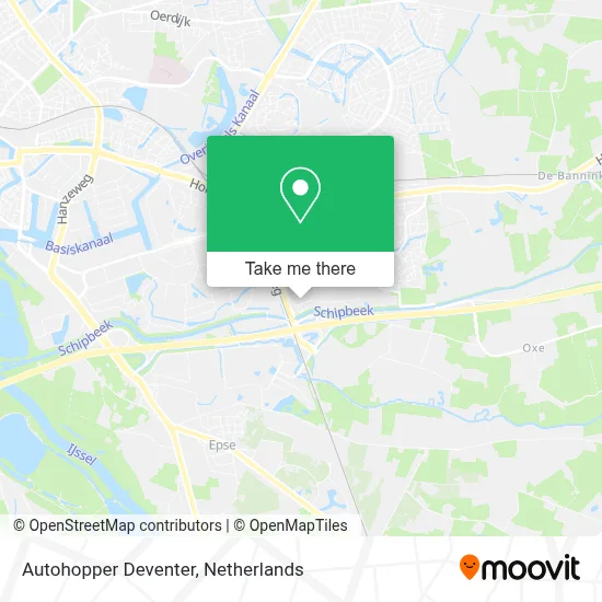 Autohopper Deventer Karte