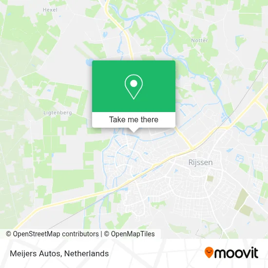Meijers Autos map