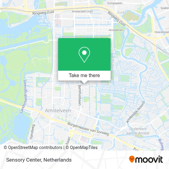 Sensory Center map