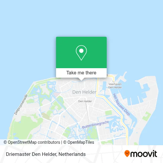 Driemaster Den Helder map