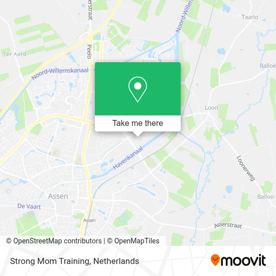 Strong Mom Training map