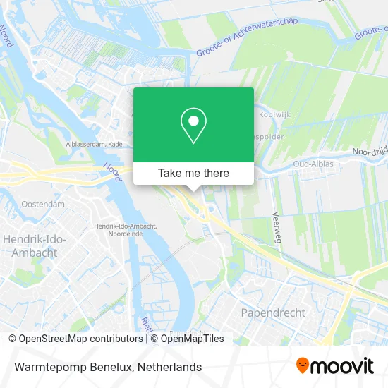 Warmtepomp Benelux map