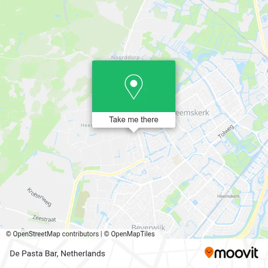 De Pasta Bar map
