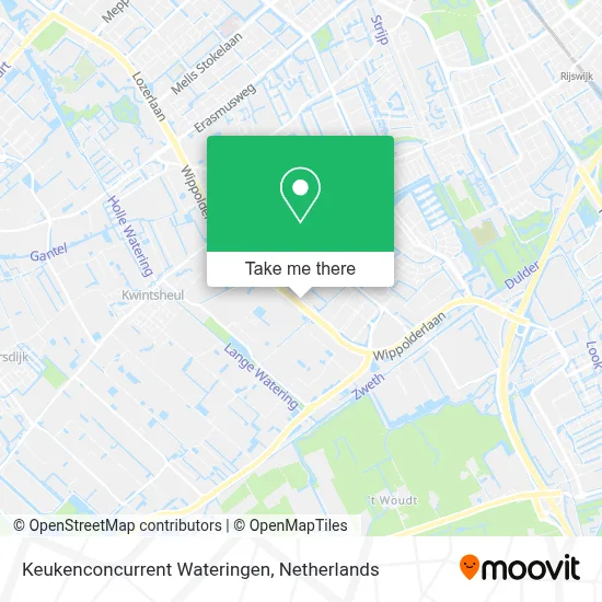 Keukenconcurrent Wateringen map