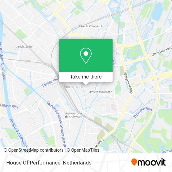 House Of Performance map