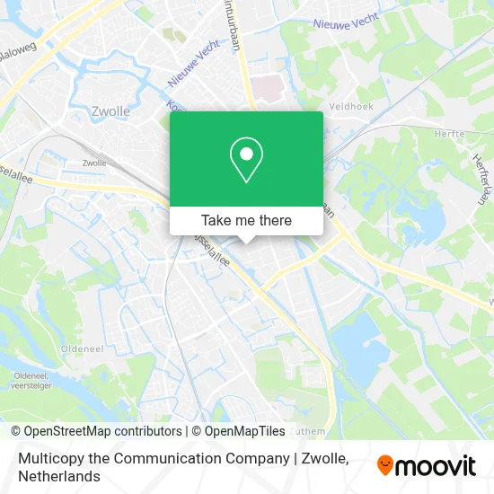 Multicopy the Communication Company | Zwolle map