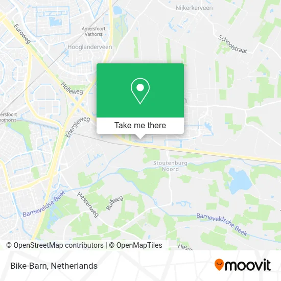 Bike-Barn map