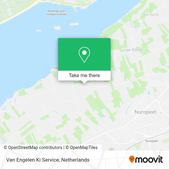 Van Engelen Ki Service map