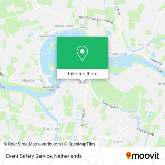 Event Safety Service map