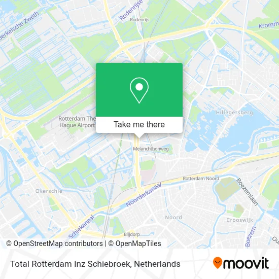 Total Rotterdam Inz Schiebroek map