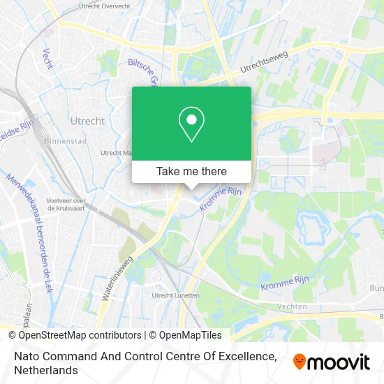 Nato Command And Control Centre Of Excellence map
