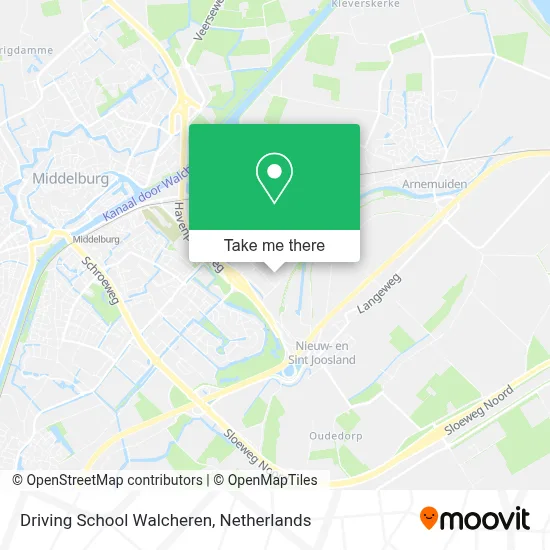 Driving School Walcheren map