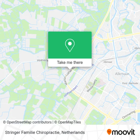 Stringer Familie Chiropractie map