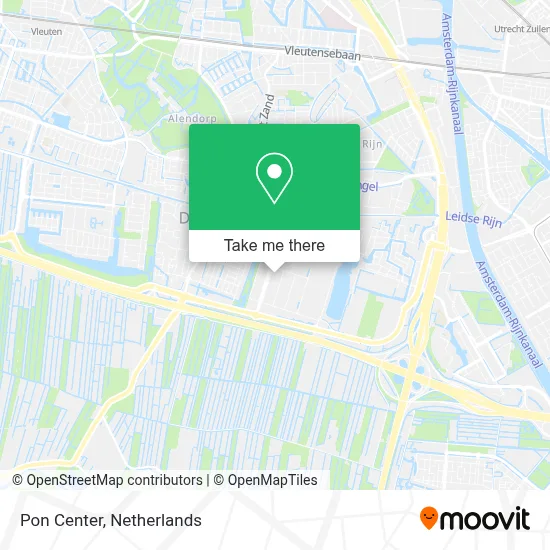 Pon Center map