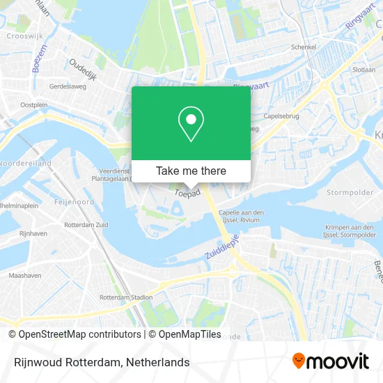 Rijnwoud Rotterdam map