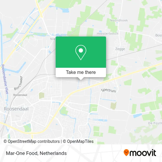 Mar-One Food map