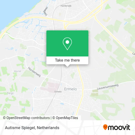 Autisme Spiegel map