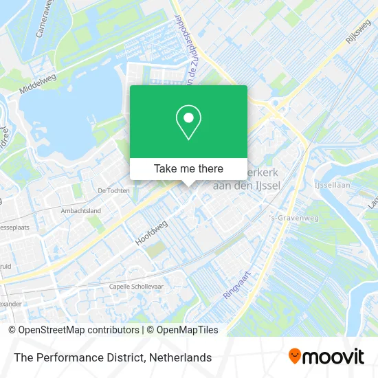 The Performance District map