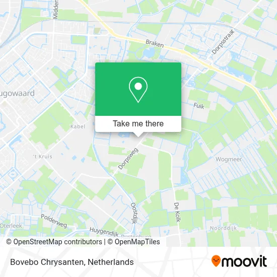 Bovebo Chrysanten map
