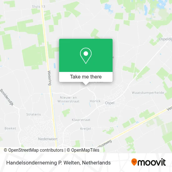 Handelsonderneming P. Welten map