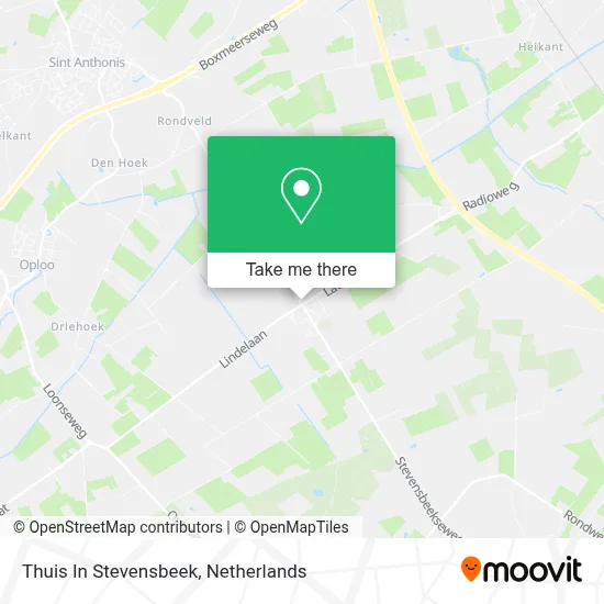 Thuis In Stevensbeek map