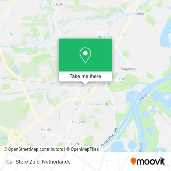 Car Store Zuid map