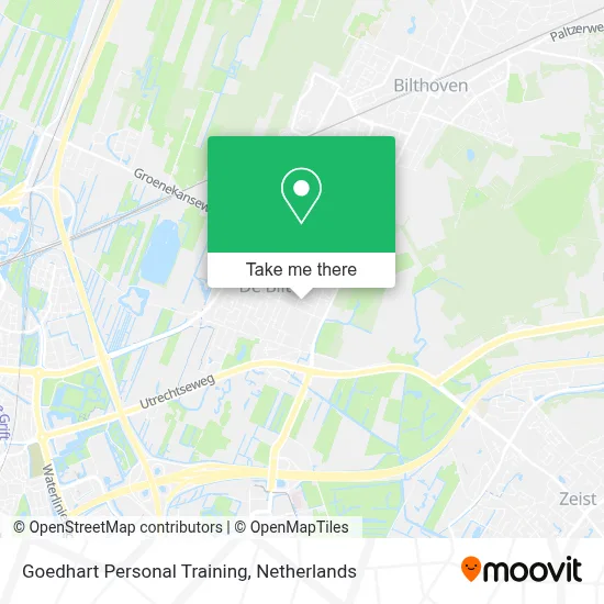 Goedhart Personal Training map