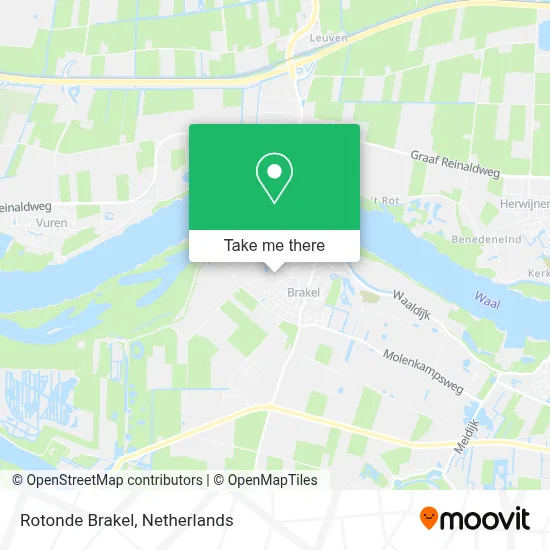 Rotonde Brakel map