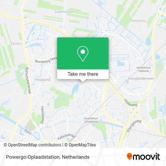 Powergo-Oplaadstation map