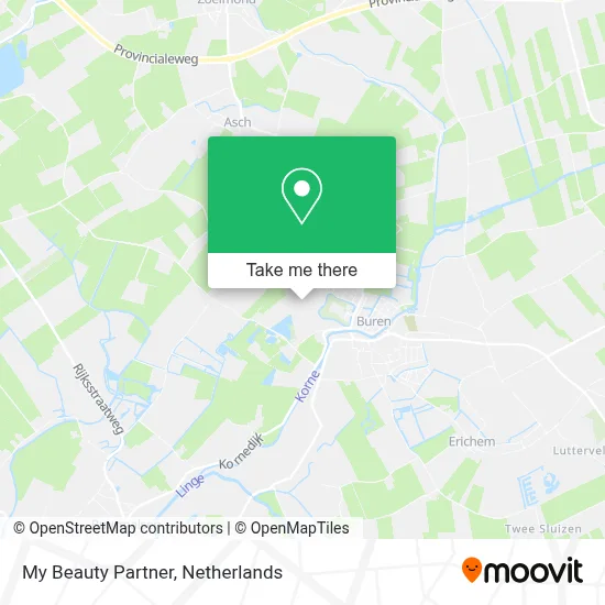 My Beauty Partner map