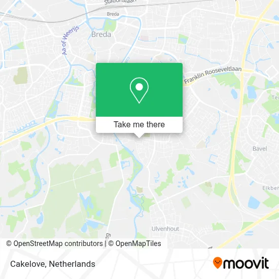Cakelove map