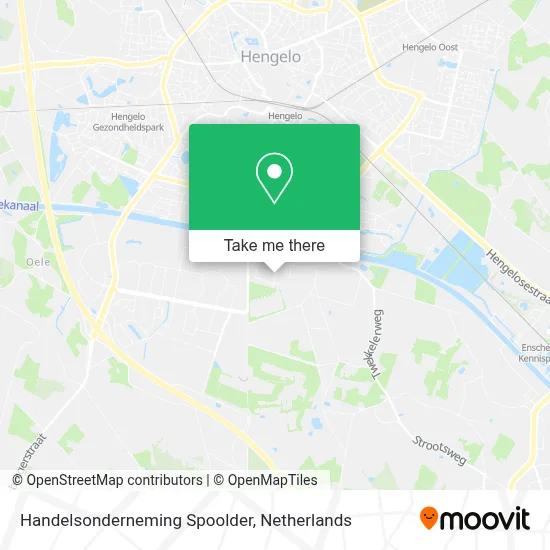 Handelsonderneming Spoolder map