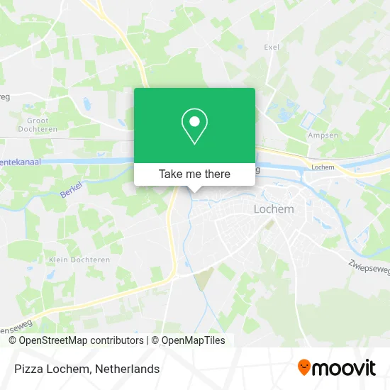 Pizza Lochem map