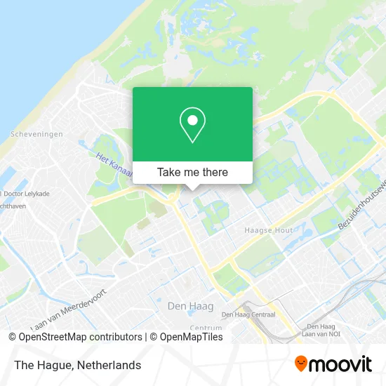 Den Haag map