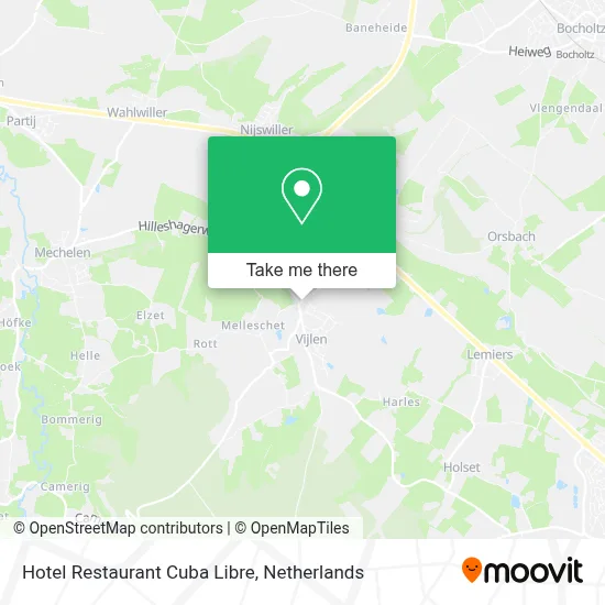 Hotel Restaurant Cuba Libre map