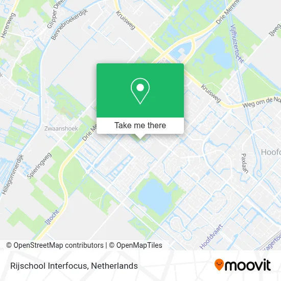 Rijschool Interfocus map