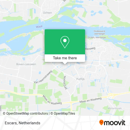 Escars map