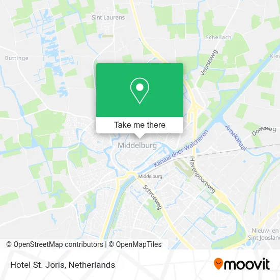 Hotel St. Joris map