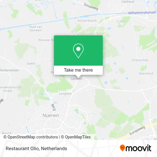 Restaurant Olio map