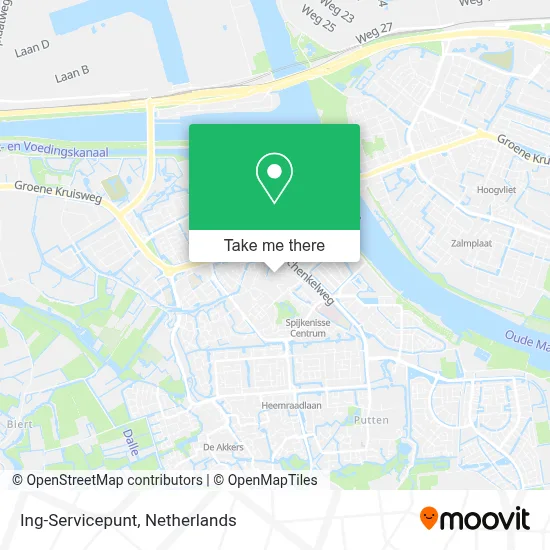 Ing-Servicepunt map