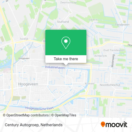 Century Autogroep map