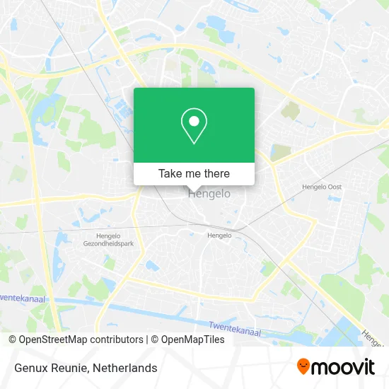 Genux Reunie map