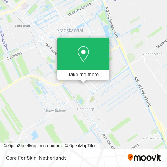 Care For Skin map