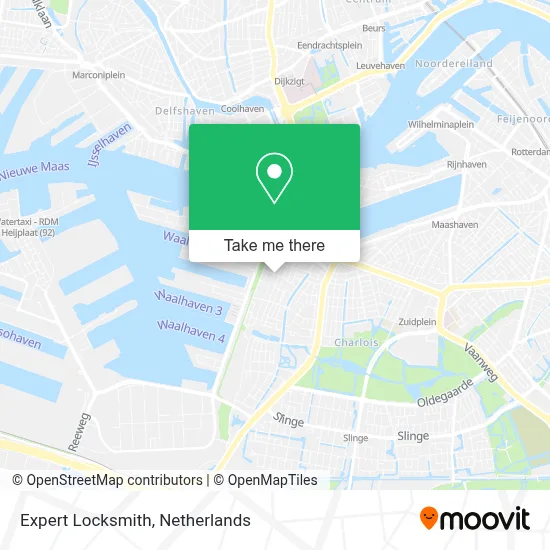 Expert Locksmith map