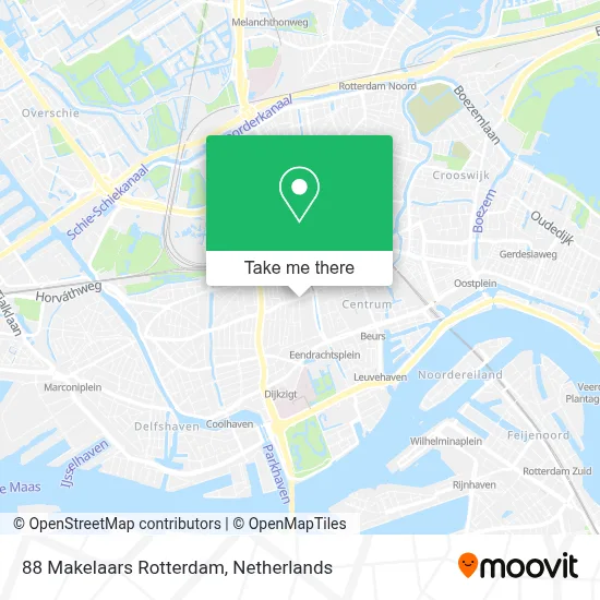 88 Makelaars Rotterdam map