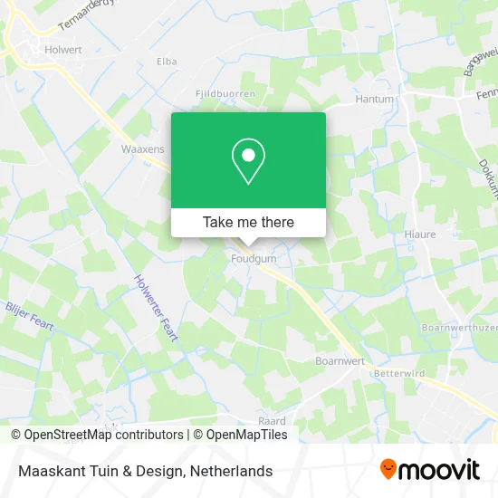 Maaskant Tuin & Design map