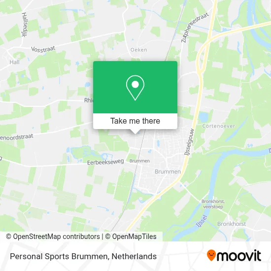 Personal Sports Brummen map