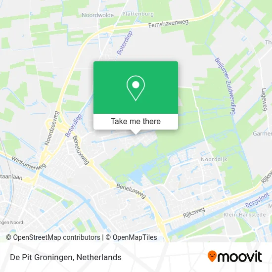 De Pit Groningen map