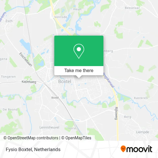 Fysio Boxtel map