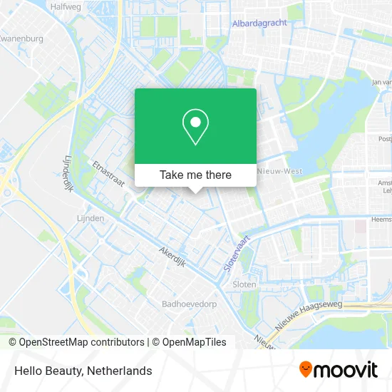 Hello Beauty map